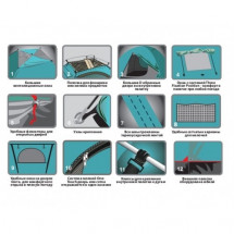 Палатка Anaconda v2, Tramp,  зеленый цвет