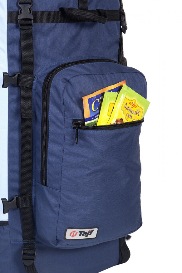 Рюкзак туристический Оптимал 4, синий-голубой, 90 л, ТАЙФ