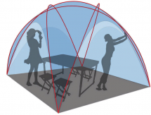 Шатер Space One камуфляж, Canadian Camper