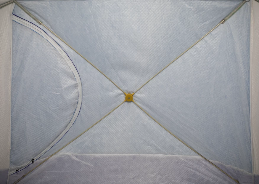 Палатка зимняя КУБ 4 (трехслойная)  дышащая