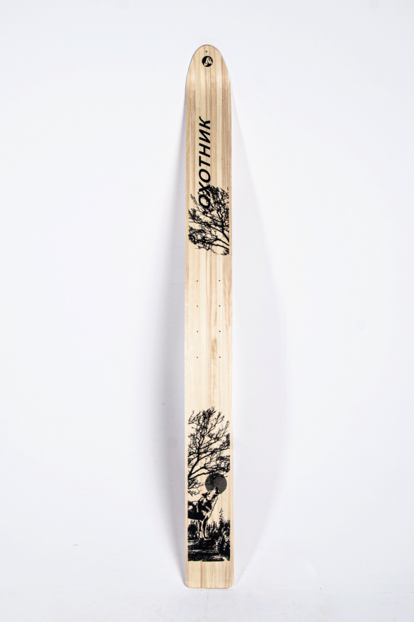 Лыжи ОХОТНИК, дерево, длина 165 см, ширина 150 мм