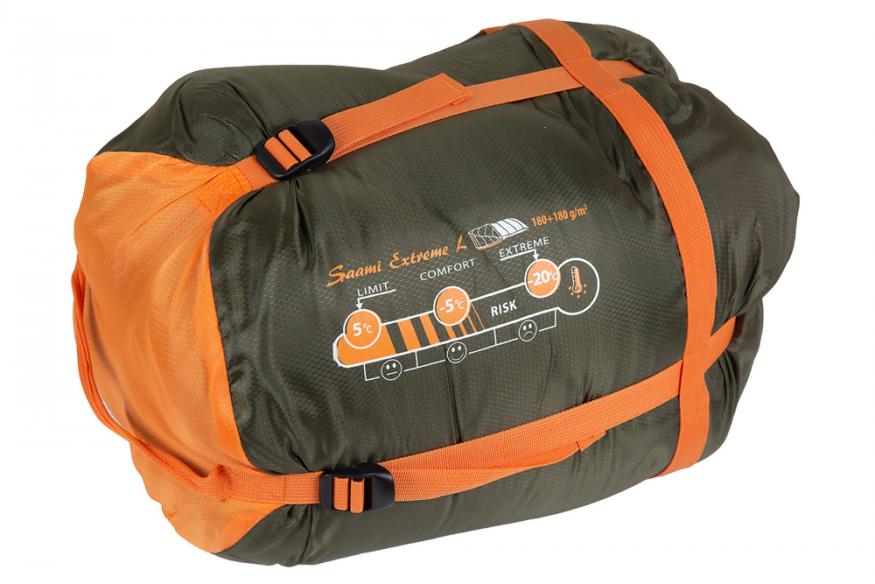 Спальный мешок Saami Extreme левый (180+30)х80 см extreme -20С, Envision