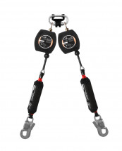 Двухплечевое СИЗ втягивающего типа &amp;quot;НВ-02 трос&amp;quot; с карабином &amp;quot;Монтажный&amp;quot;