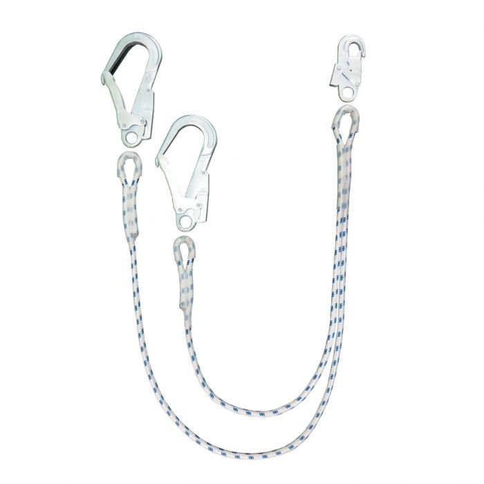 Строп из полиамидного каната двухветьевой с разной длиной плеча (Вд(1) кр-01 кр-01 кр-04 ков.)