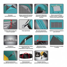 Палатка &amp;quot;Bell 4&amp;quot; v2, зеленый цвет, Tramp